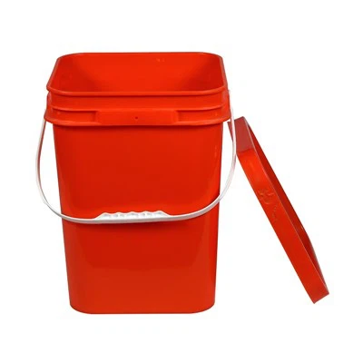 오일 저장 사각 플라스틱 통